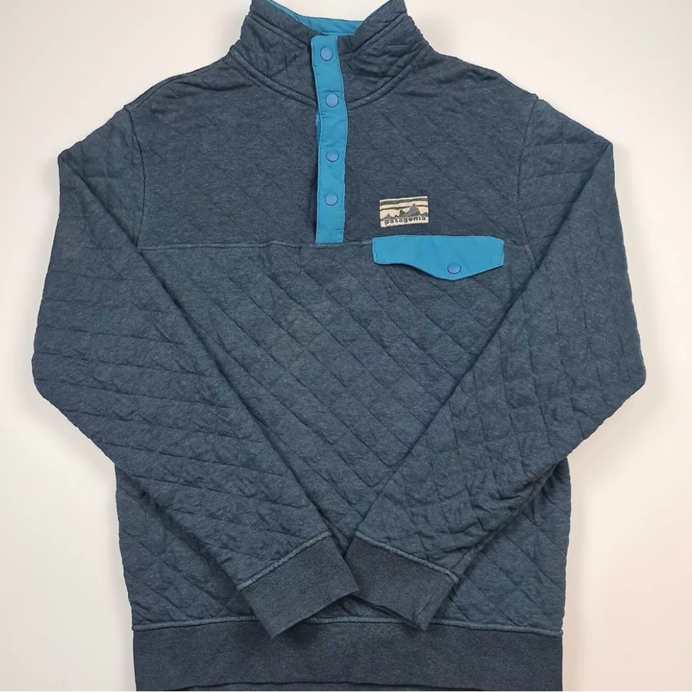 Patagonia quilted T snap pullover size s